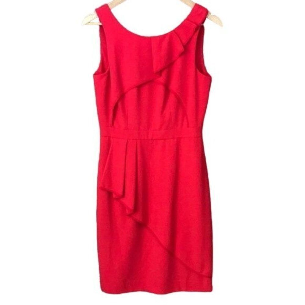BCBG MaxAzria Medium Size 6 Sleeveless Siri Red Cocktail Dress Party